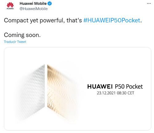 Imagen - Huawei P50 Pocket: detalles del nuevo plegable