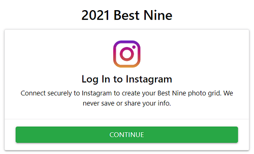 Billede - Cómo crear tu "Best Nine 2021" på Instagram