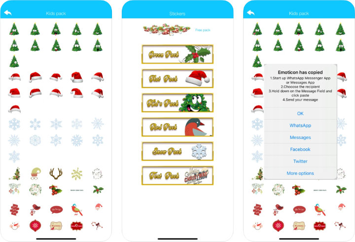 Imagen - 12 packs de stickers de Nochebuena/Navidad 2022 en WhatsApp