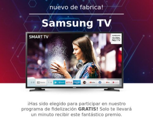 Imagen - Samsung TV gratis en MediaMarkt : ¿es real el email?