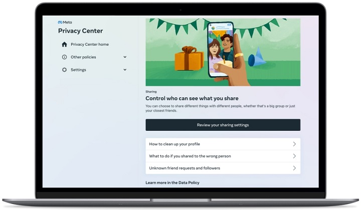 Immagine - Facebook Privacy Center, lo nuevo de la red social