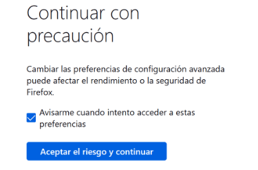 Imagen - Firefox deja de cargar las webs: solución