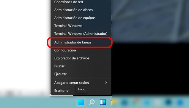 Imagen - Cómo abrir el administrador de tareas en Windows 11