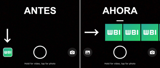 Imagen - WhatsApp para iOS recupera la galería en la cámara de fotos