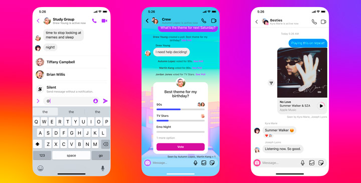 Imagen - Instagram Direct añade encuestas, Spotify y nuevo tema