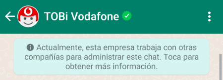 Imagen - Cómo contactar con Vodafone por WhatsApp