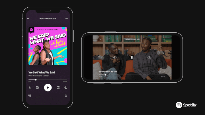 Bilde - Spotify lanserer videopodcaster og mye penger