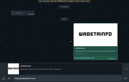 Imagen - WhatsApp Desktop ya tiene vista previa de enlaces