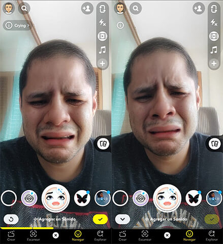 Imagen - Cómo poner el filtro de llorar en Instagram
