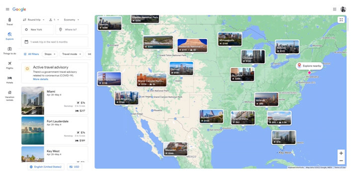 Imagen - Google Flights y Maps: novedades para planificar vacaciones