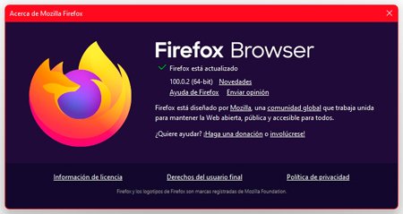Imagen - Descarga Firefox 100.0.2: novedades de la actualización