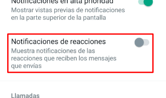 Imagen - WhatsApp: Cómo desactivar las notificaciones de reacciones