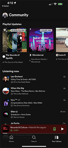 Imagen - Spotify te chivará qué están escuchando tus contactos