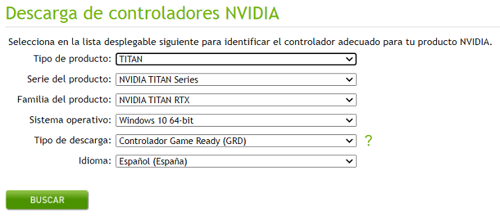 Imagen - Descarga los drivers de NVIDIA para Windows 10