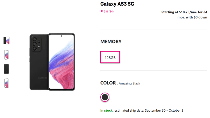 Imagen - Dónde comprar el Samsung Galaxy A53 más barato