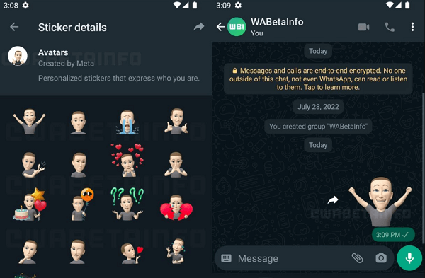 Imagen - Avatares 3D en WhatsApp: qué son y cómo se usan