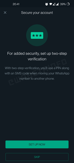 Imagen - WhatsApp sugerirá que actives la verificación en dos pasos