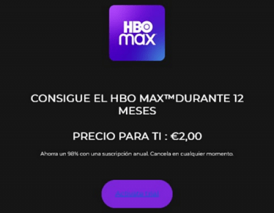 Imagen - ¿HBO Max por 2 euros? Cuidado con caer en la tentación