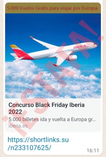 Imagen - Concurso Black Friday Iberia 2022, ¿es real o una estafa?