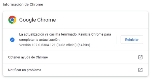 Imagen - Actualiza Chrome a la última versión: soluciona un fallo