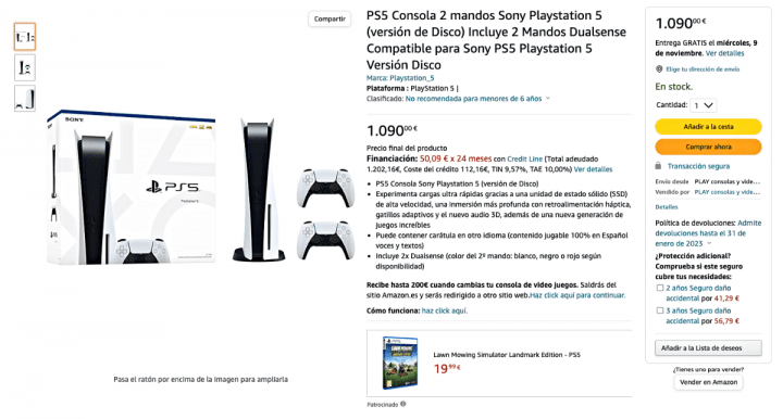 Imagen - Dónde comprar PlayStation 5: stock [noviembre 2022]