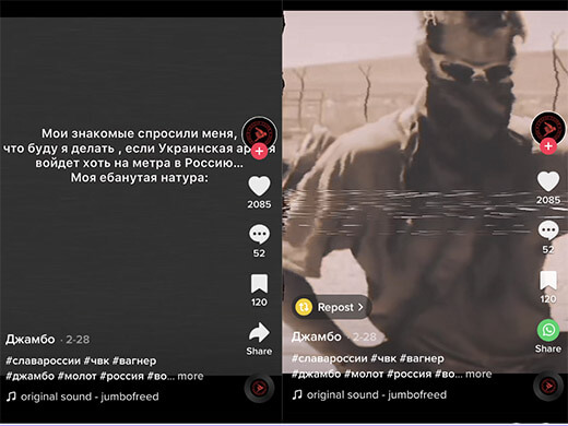 Imagen - TikTok promueve vídeos de mercenarios rusos