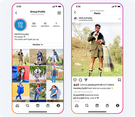 Imagen - Instagram añade notas, perfiles grupales y nominaciones