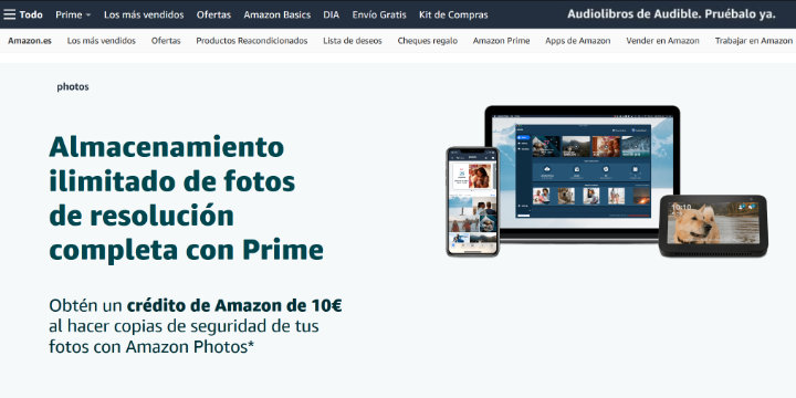 Imagen - Consigue 10 euros en Amazon gratis solo por usar Photos