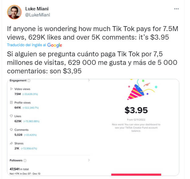 Imagen - ¿Cuánto paga TikTok por visita, likes y seguidores?