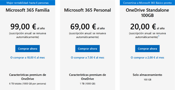 Imagen - Microsoft 365 Básico es el nuevo plan de Office barato