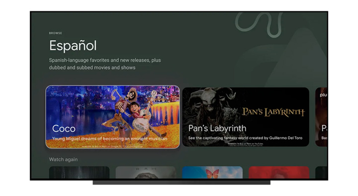 Imagen - Google TV añade nuevas pestañas de contenidos