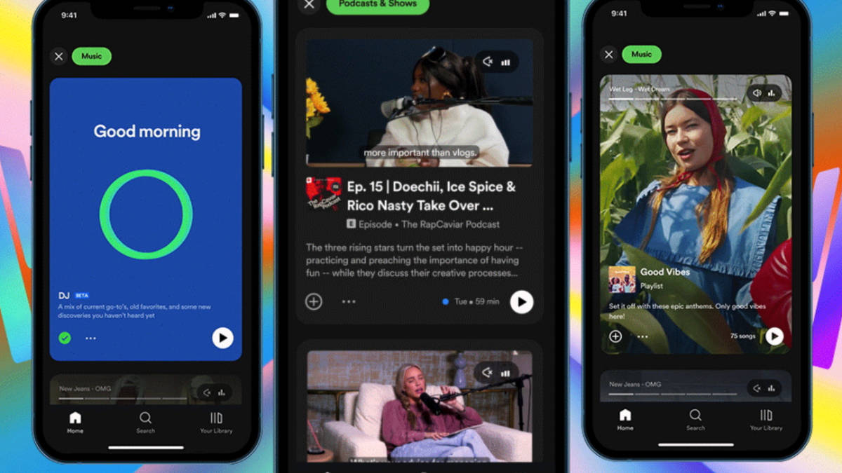 Imagen - Spotify se rediseña: feed vertical y aleatorio inteligente