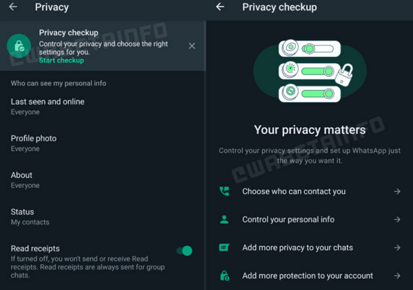 Imagen - WhatsApp prepara un &quot;comprobador de privacidad&quot;