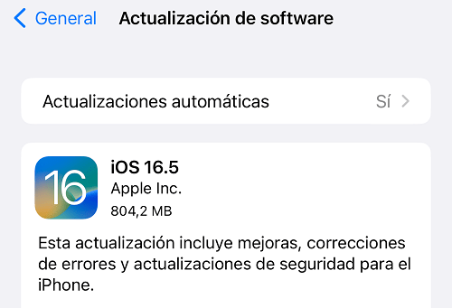 Imagen - iOS 16.5 ya está disponible: novedades