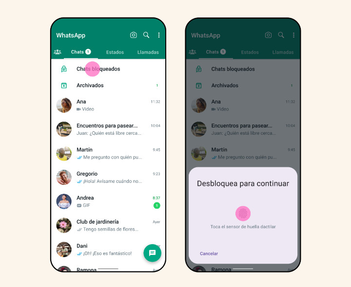Imagen - Bloqueo de chats en WhatsApp: cómo funciona y cómo activar