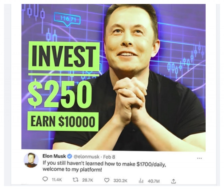 Imagen - Ganar dinero rápidamente: cuidado con esta estafa que suplanta a Elon Musk