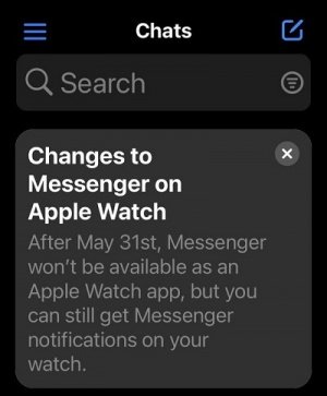 Imagen - Facebook Messenger deja de actualizarse para Apple Watch