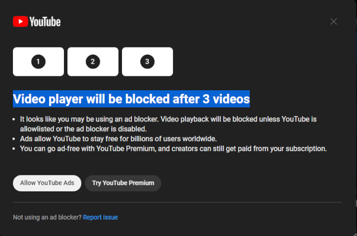 Imagen - YouTube te bloqueará para que no puedas ver vídeos si estás haciendo esto