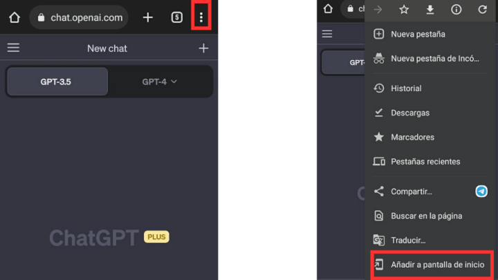 Imagen - Cómo tener ChatGPT en la pantalla de inicio de tu móvil