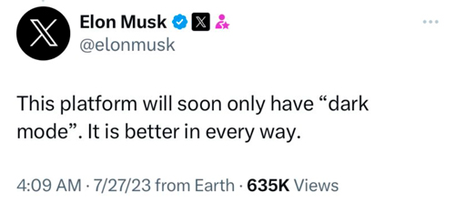 Imagen - Elon Musk da marcha atrás con este cambio en Twitter, o futuro X