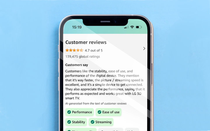Imagen - Amazon genera las reviews de productos con IA