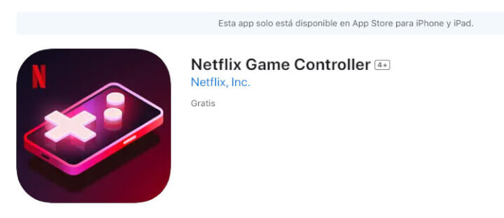 Imagen - Netflix lanza una app que convierte tu móvil en un mando de videojuegos para tu TV