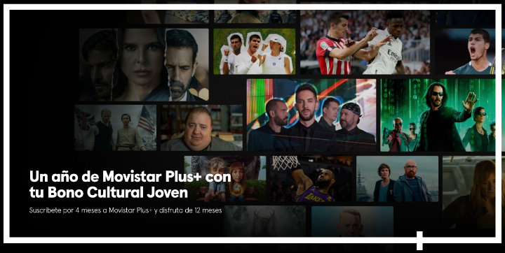 Imagen - Consigue Movistar Plus+ durante 12 meses gratis si tienes el Bono Cultural