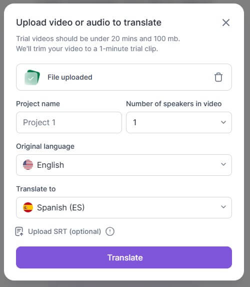 Imagen - Cómo doblar la voz de un vídeo a cualquier idioma con Rask AI