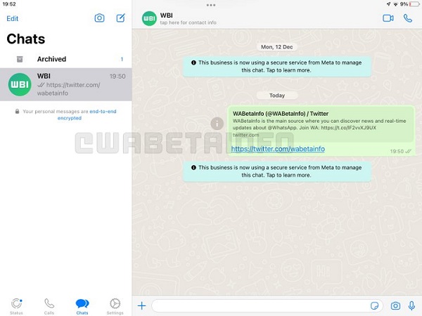Imagen - WhatsApp para iPad ya es una realidad: lanza su primera beta