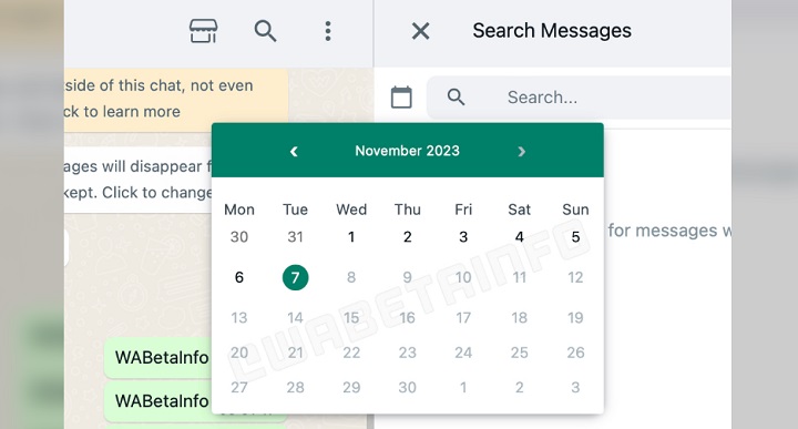 Imagen - WhatsApp Web se actualiza y ya permite buscar mensajes por fecha