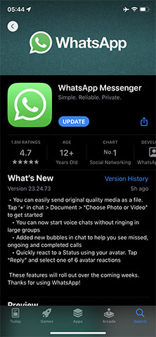 Imagen - WhatsApp iOS 23.24.73 para iOS: descarga y novedades