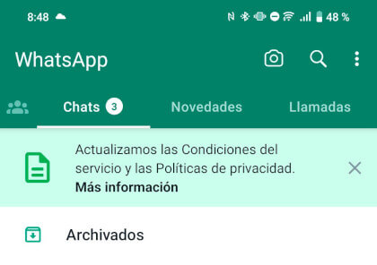 Imagen - Nuevas condiciones de WhatsApp en 2024, ¿qué cambia?