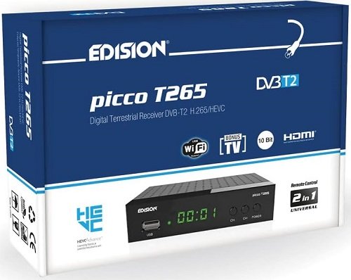 Nordmende ZAP26510ND-L Sintonizador TDT DVB-T2 H.265 HEVC Full HD