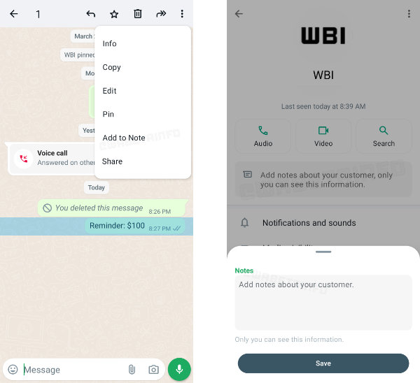 Imagen - WhatsApp permitirá añadir notas a los contactos